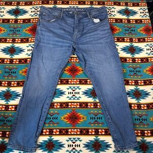 American Eagle Flex Jeans Athletic Leg Denim Blue Mens Size 38x30